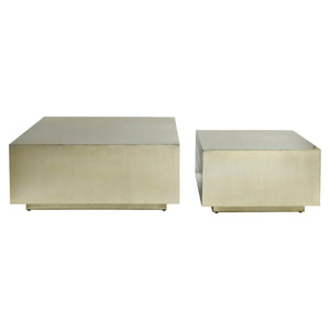 Beistelltisch - Irvy 81.0 x 81.0 x 35.0 cm Gold von PTMD - Esszett Luxury | Stilvolles Wohnen mit Charakter