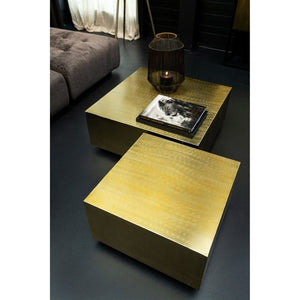 Beistelltisch - Irvy 81.0 x 81.0 x 35.0 cm Gold von PTMD - Esszett Luxury | Stilvolles Wohnen mit Charakter