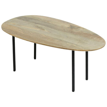 Beistelltisch - Oxil 90.0 x 50.0 x 42.0 cm Natur von PTMD - Esszett Luxury | Stilvolles Wohnen mit Charakter