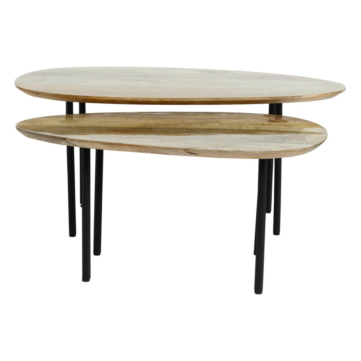 Beistelltisch - Oxil 90.0 x 50.0 x 42.0 cm Natur von PTMD - Esszett Luxury | Stilvolles Wohnen mit Charakter