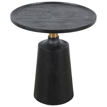 Beistelltisch - Seva 46.0 x 46.0 x 50.0 cm Schwarz Gold von PTMD - Esszett Luxury | Stilvolles Wohnen mit Charakter