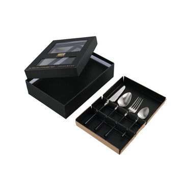Besteck - Delicious Iron Steel Silber / Schwarz von PTMD - Esszett Luxury | Stilvolles Wohnen mit Charakter