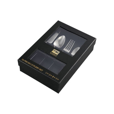Besteck - Delicious Iron Steel Silber / Schwarz von PTMD - Esszett Luxury | Stilvolles Wohnen mit Charakter