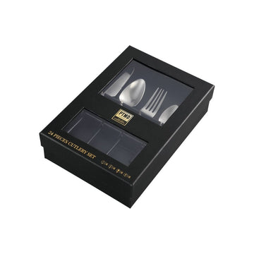 Besteck - Delicious Iron Steel Silber / Schwarz von PTMD - Esszett Luxury | Stilvolles Wohnen mit Charakter