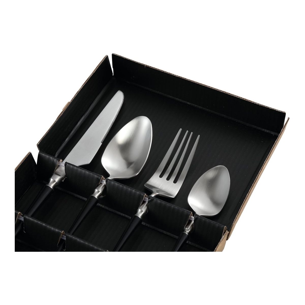 Besteck - Delicious Iron Steel Silber / Schwarz von PTMD - Esszett Luxury | Stilvolles Wohnen mit Charakter