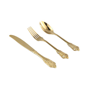 Besteck - Thrust Gold Besteck - Set von PTMD - Esszett Luxury | Stilvolles Wohnen mit Charakter