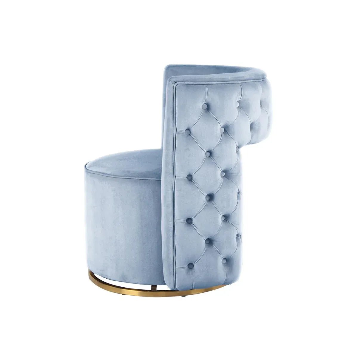 Sessel Samtbezug 360° - Drehfunktion Steppnaht - Design – Beverly 125 | Kayoom - Esszett Luxury | Stilvolles Wohnen mit Charakter