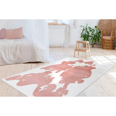 Teppich – Rosa Weiß, Wildes Muster, Weicher Flor, 230 cm - Animal 525 | Kayoom