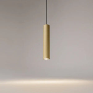 Pendant lamp Matt golden aluminum housing with texture, modern design and GU10 socket – Artisan | Maytoni