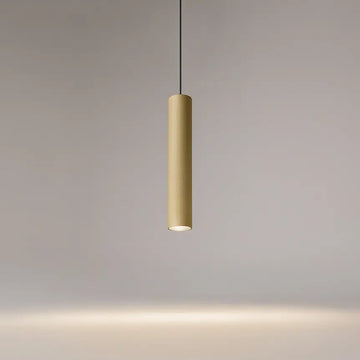Pendant lamp Matt golden aluminum housing with texture, modern design and GU10 socket – Artisan | Maytoni