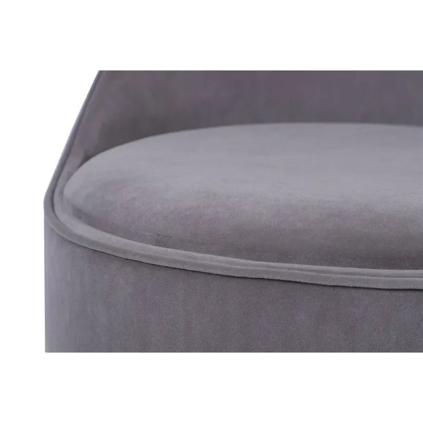 Hocker Kunstsamtbezug integrierter Stauraum drehbare Funktion – Viktor 125 | Kayoom - Esszett Luxury | Stilvolles Wohnen mit Charakter