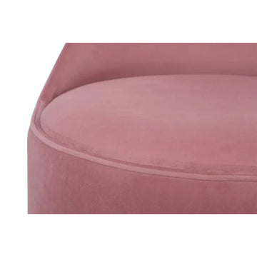 Hocker Kunstsamtbezug integrierter Stauraum drehbarer Edelstahl - Sockel – Viktor 125 | Kayoom - Esszett Luxury | Stilvolles Wohnen mit Charakter