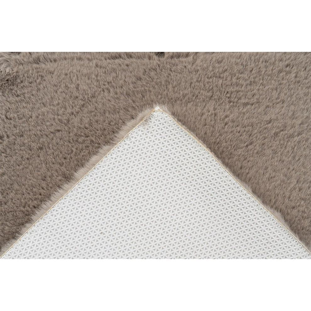 Badematte – Weiches Garn, Flauschige Oberfläche, Dunkelbeiger Farbton, 50 x 90 cm - Rabbit 225 | Kayoom