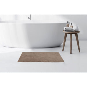 Badematte – Weiches Garn, Flauschige Oberfläche, Dunkelbeiger Farbton, 65 x 100 cm - Rabbit 225 | Kayoom