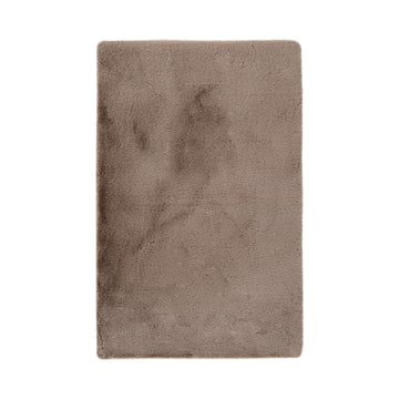 Badematte – Weiches Garn, Flauschige Oberfläche, Dunkelbeiger Farbton, 50 x 90 cm - Rabbit 225 | Kayoom