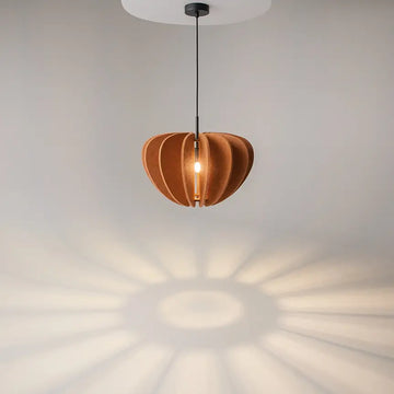 Pendant Light Felt Shade Bronze Metal Frame & Modern Design – Cambio | Maytoni