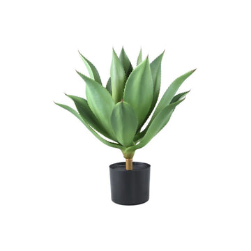 Blätter Pflanze Grün Agave im Plastiktopf von PTMD - Esszett Luxury | Stilvolles Wohnen mit Charakter