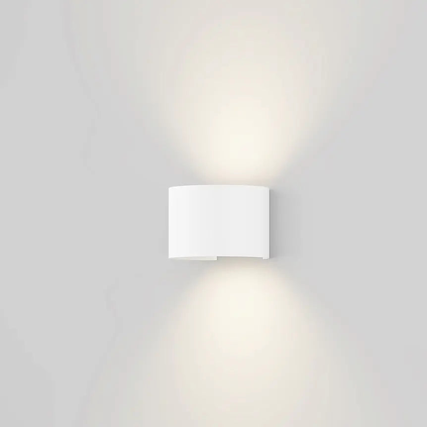 Facade Lighting White Metal Cylinder LED 6W 3000K IP54 – Fulton | Maytoni