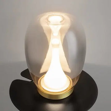 Table Lamp Double Glass Shade Opal Inner & Transparent/Gradient Outer Shade – Splash | Maytoni
