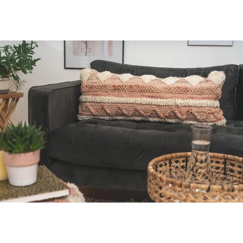 Kissen Boho‑Design Handgefertigt Reißverschluss – Bohist 225 | Kayoom - Esszett Luxury | Stilvolles Wohnen mit Charakter
