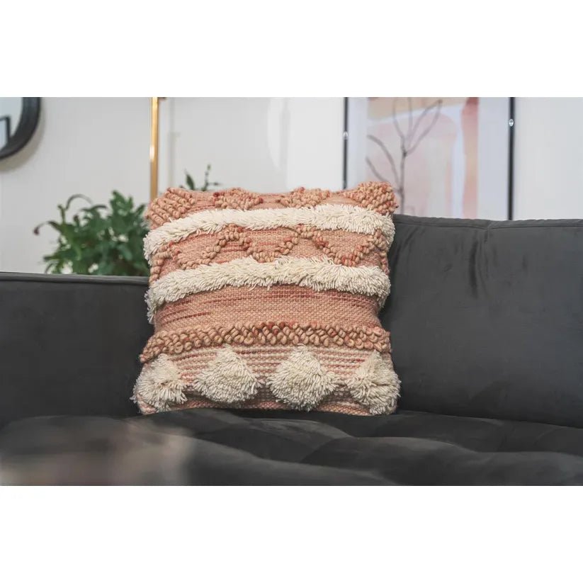 Kissen Boho‑Design Handgefertigt Reißverschluss – Bohist 225 | Kayoom - Esszett Luxury | Stilvolles Wohnen mit Charakter