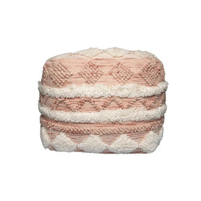 Hocker Wolle Handgefertigt Boho - Design Fransen & Quasten – Bohist 225 | Kayoom - Esszett Luxury | Stilvolles Wohnen mit Charakter