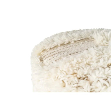 Pouf mit Fransen, Quasten & Boho - Struktur – Bohist 425 | Kayoom - Esszett Luxury | Stilvolles Wohnen mit Charakter