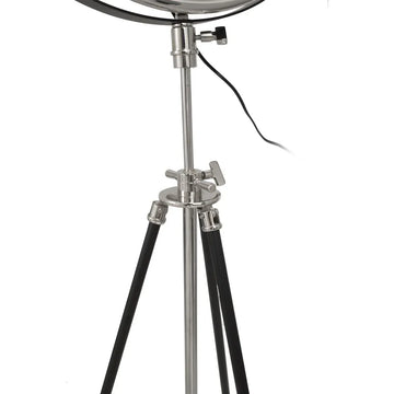 Floor lamp metal structure fabric shade continuously dimmable - Bowie 125 | Kayoom