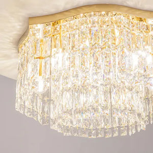 Deckenleuchte – Goldfarbenes Metall, 6-flammig, 45 cm Durchmesser - Dune | Maytoni