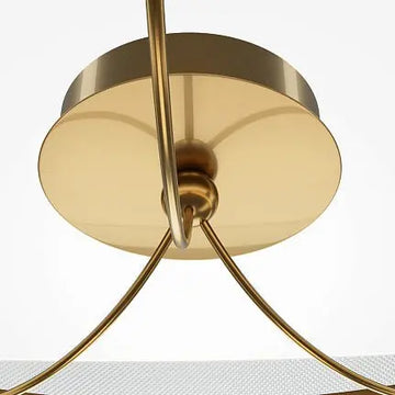 Ceiling Light Brass Finish & Structured Acrylic Diffuser – Breeze | Maytoni
