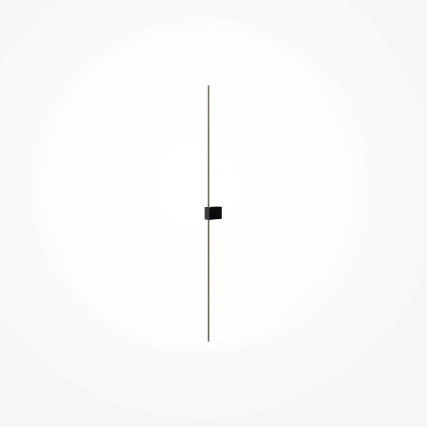Wandleuchte – Schwarzes Aluminium, 12 W Leistung, Warmweiß, 104,9 cm Höhe - Pars | Maytoni