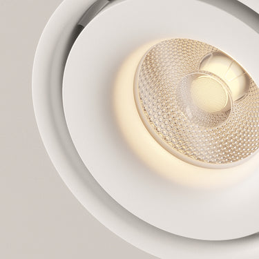 Deckenleuchte – Weiße Oberfläche, Aluminiumgehäuse, Dimmbares Licht - Yin | Maytoni