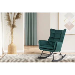 Stuhl Gestepptes Nahtdetail Samtbezug Eisen - Gestell Holz - Kufen – Bryana 125 | Kayoom - Esszett Luxury | Stilvolles Wohnen mit Charakter