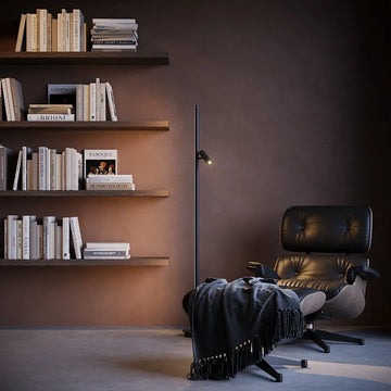 Floor Lamp Metal Frame Crystal Shades & Chrome Finish - Thin | Maytoni