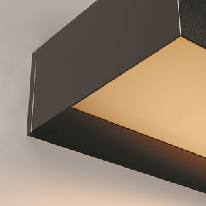Wandleuchte mit graphitfarbenem Aluminium - Korpus und weißem Glas - Diffusor – Lot | Maytoni - Esszett Luxury | Stilvolles Wohnen mit Charakter