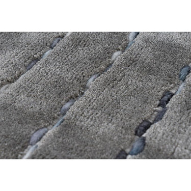 Teppich – Silber Multi Farbe, Flachflor, Streifen-Look, 150 cm - Prime 110 | Kayoom