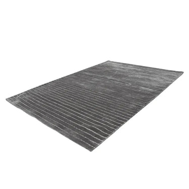 Teppich – Silber Multi Farbe, Flachflor, Streifen-Look, 150 cm - Prime 110 | Kayoom