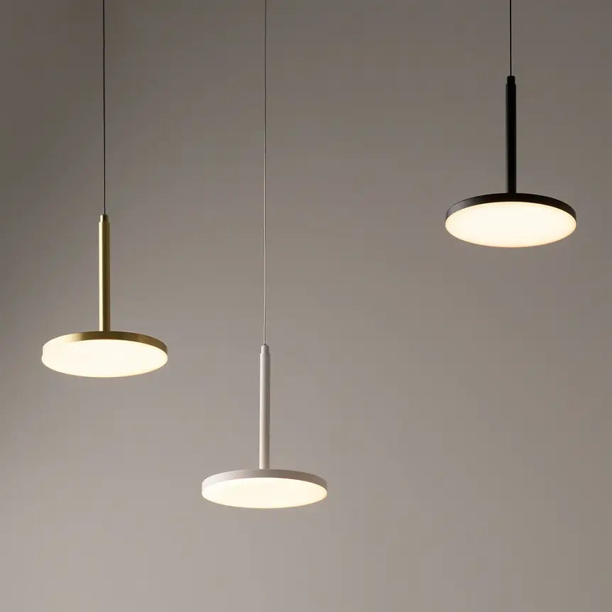 Pendelleuchte – Weißes Aluminium, 12 W Leistung, Warmweiß, Ø18,5 cm - Plato | Maytoni