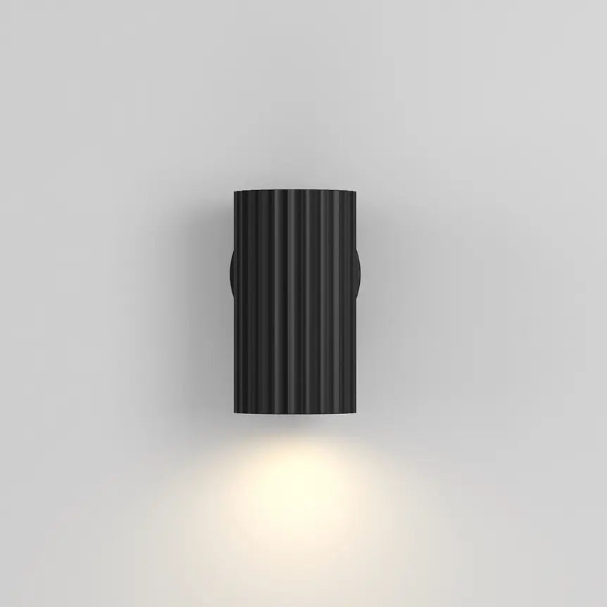 Wandleuchte – Schwarzes Aluminium, GU10 Fassung, 10 cm Höhe - Calipso | Maytoni