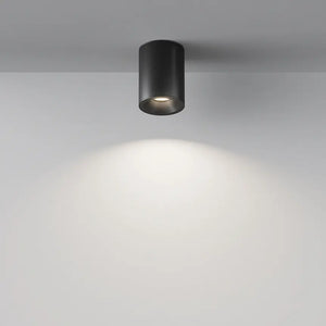 Deckenleuchte – Schwarzes Finish, Aluminium Gehäuse, GU10 Fassung, Ø8,5 cm - Zoom | Maytoni