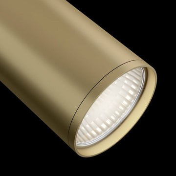 Deckenleuchte Mattgoldenes Aluminium GU10‑Sockel – Focus S | Maytoni - Esszett Luxury | Stilvolles Wohnen mit Charakter