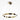 Pendelleuchte Messingfarbenes Edelstahl Acryl - Elemente Ringförmiges Design – Saturno | Maytoni - Esszett Luxury | Stilvolles Wohnen mit Charakter