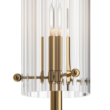 Wandleuchte mit Riffelglas und Messing - Finish – Arco | Maytoni - Esszett Luxury | Stilvolles Wohnen mit Charakter