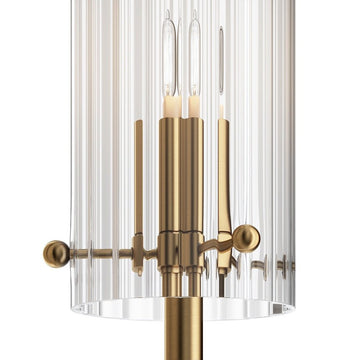Wandleuchte mit Riffelglas und Messing - Finish – Arco | Maytoni - Esszett Luxury | Stilvolles Wohnen mit Charakter