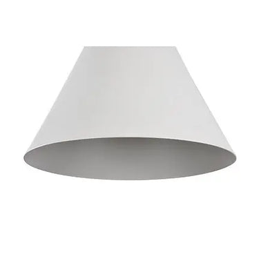 Pendant lamp with white metal shade and beech wood detail in modern design – Bicones | Maytoni