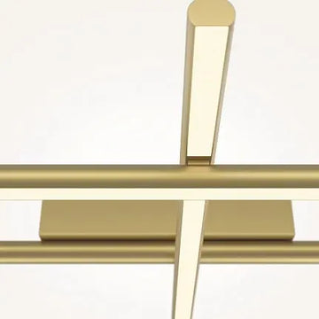 Gold ceiling light with integrated 50W LED 2250lm and warm white light – Radiance | Maytoni