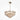 Pendant light with golden metal frame and amber crystal embellishments in a luxurious design – Revero | Maytoni