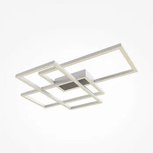 Deckenleuchte – Weißes Aluminium, 80 W Leistung, IP20 Schutzart, 68 cm Breite - Rida | Maytoni