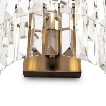 Wall light with crystal pendants and brass finish – Revero | Maytoni