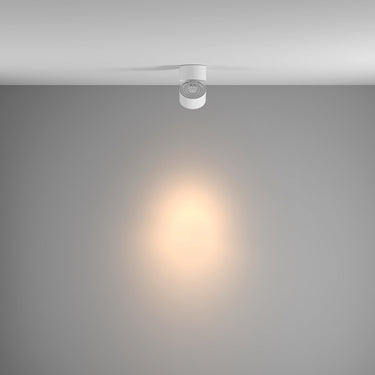Deckenleuchte – Weiße Oberfläche, Aluminiumgehäuse, Dimmbares Licht - Yin | Maytoni